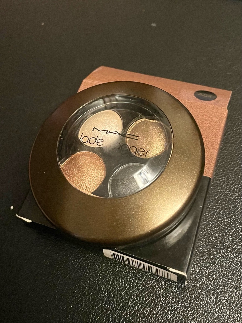 MAC Jade Jagger Golden Bronze Eyeshadow Quad Palette NWT Limited Edition